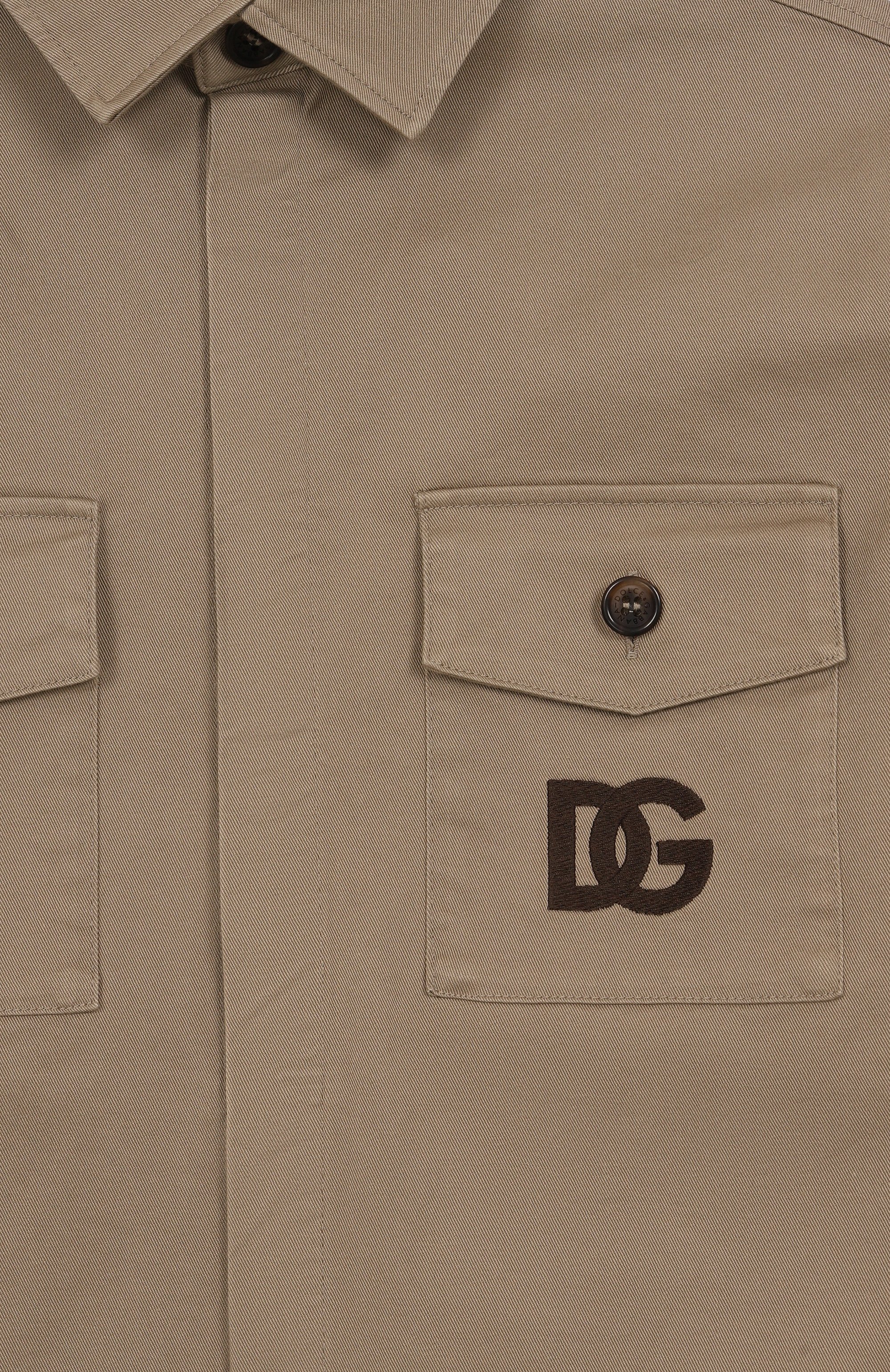 Хлопковая рубашка DOLCE & GABBANA, арт. L44S54/FUFL3/10-12+, фото 3