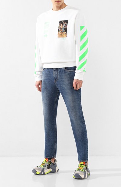 Комбинированные кроссовки vltn wod VALENTINO, арт. TY2S0C75/CDK, фото 2