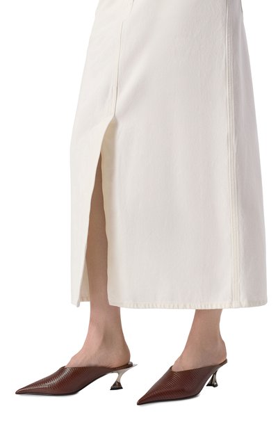 Кожаные мюли fang 55 MUGLER, арт. MUWSS25SC021_SF044, фото 3