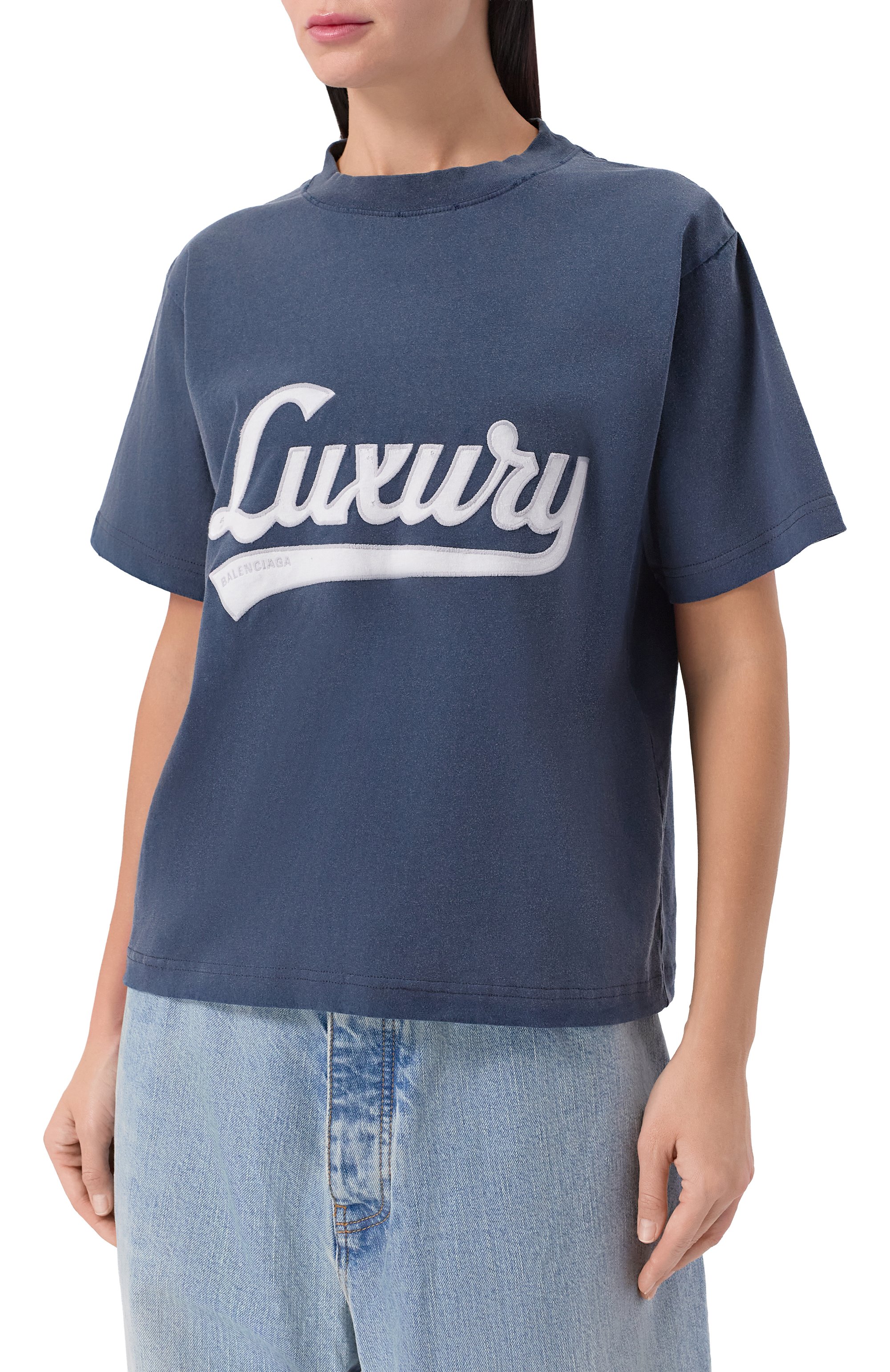Хлопковая футболка BALENCIAGA, арт. 850990/TTVB6, фото 3