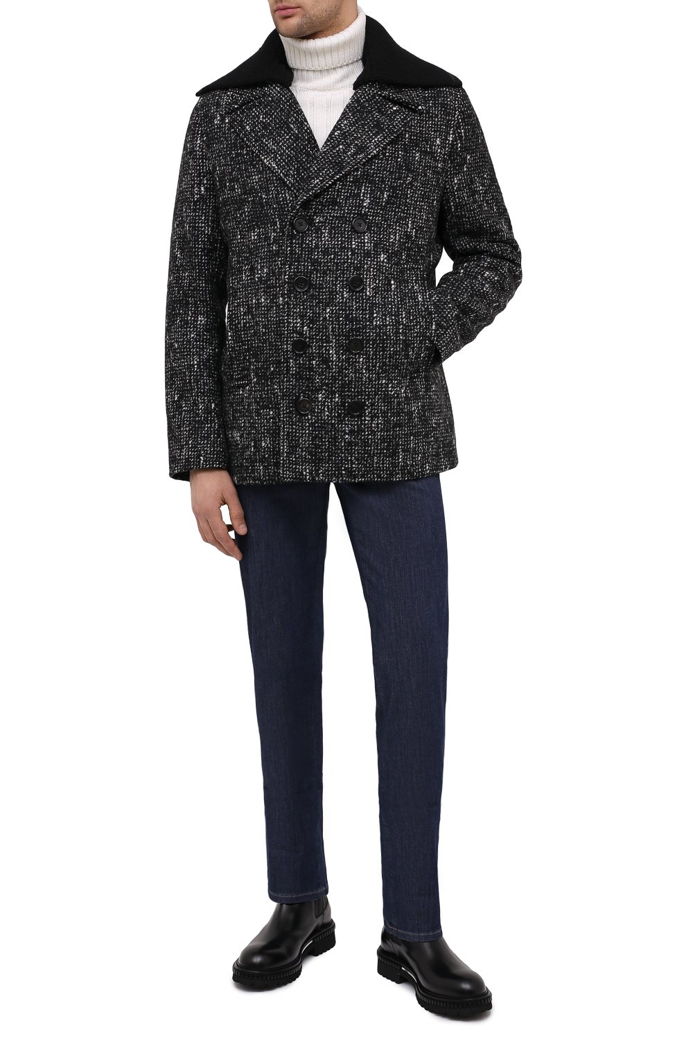 Кожаные челси ATTIMONELLI'S черного цвета по цене 46800 руб., арт. AA451, фото 2 Кожаные челси ATTIMONELLI'S, арт. AA451, фото 2