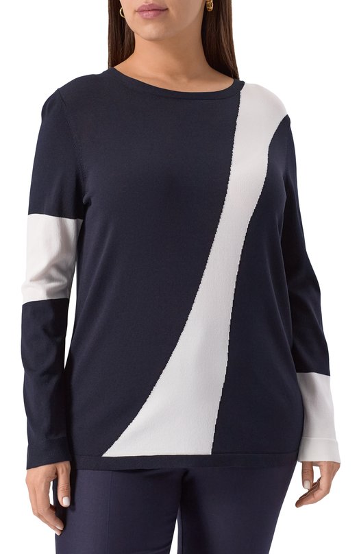 Пуловер из вискозы Persona by Marina Rinaldi INN0CU0 Синий  INN0CU0 Фото 3