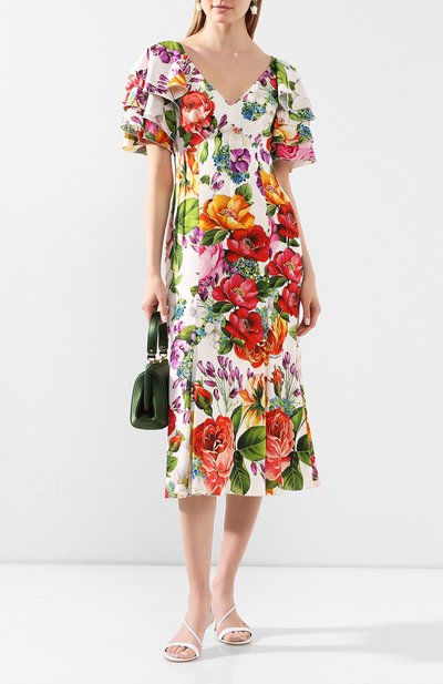 Шелковое платье DOLCE & GABBANA, арт. F6H2NT/FSAZM, фото 2