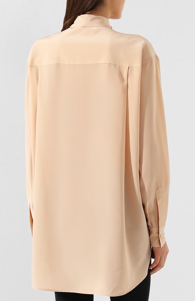 Шелковая блузка GIVENCHY светло-розового цвета по цене 104500 руб., арт. BW60EK10JX, фото 4 Шелковая блузка GIVENCHY, арт. BW60EK10JX, фото 4