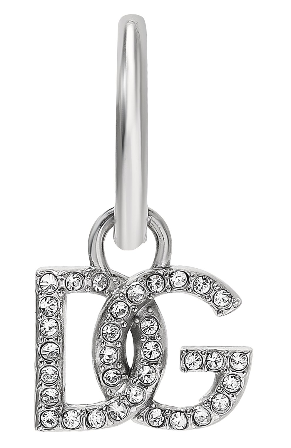 Моносерьга DOLCE & GABBANA серебряного цвета по цене 29500 руб., арт. WEP1L2 W1111, фото 1 Моносерьга DOLCE & GABBANA, арт. WEP1L2 W1111, фото 1