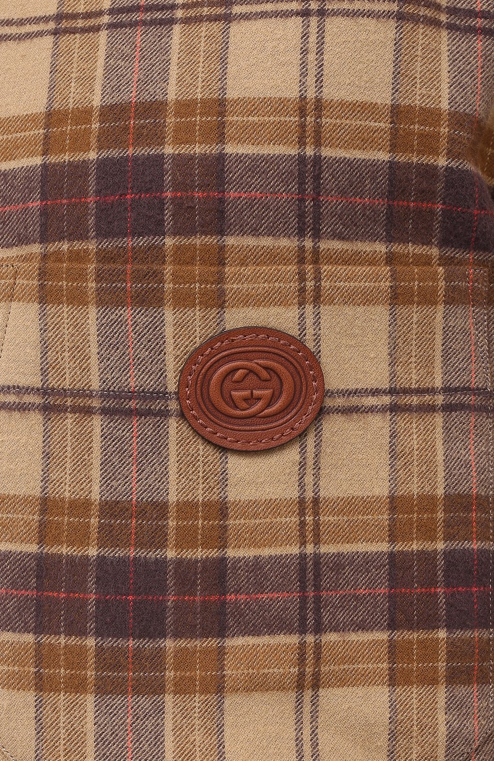 Хлопковая рубашка GUCCI, арт. 629755/Z8AK2, фото 6