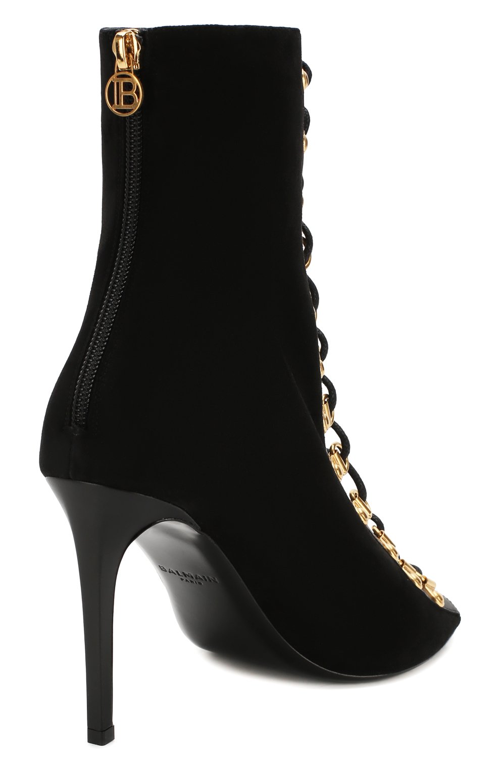 Замшевые ботильоны club BALMAIN, арт. TN1C152/LVCE, фото 4
