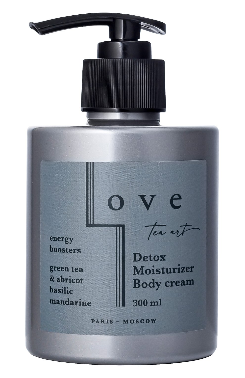 Крем детокс для тела зеленый чай абрикос, базилик, мандарин (300ml) LOVE TEA ART, арт. 4603805890164, фото 1