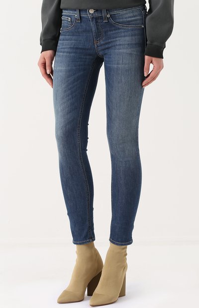 Джинсы-скинни с потертостями RAG AND BONE, арт. W1526K122RAE, фото 3
