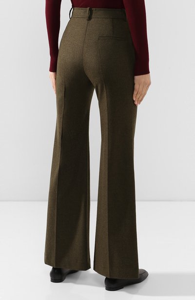 Шерстяные брюки VICTORIA BECKHAM, арт. TR WID 21102E, фото 4