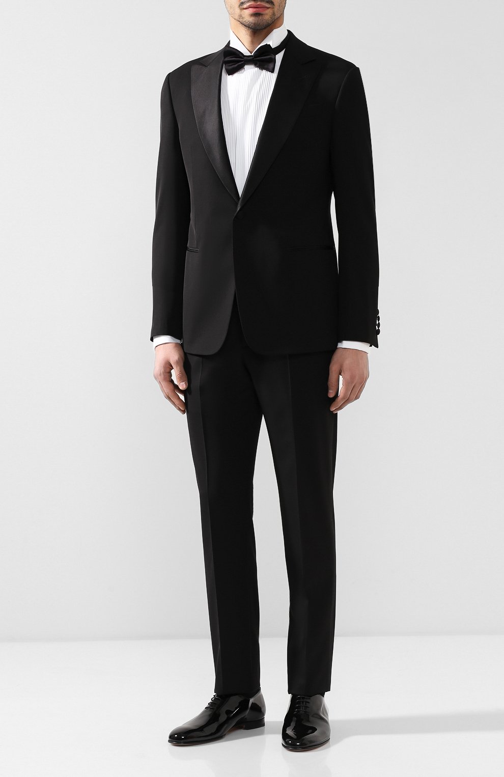 Хлопковая сорочка с воротником бабочка BRIONI, арт. RCSU18/0Z022, фото 2