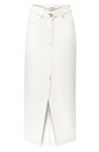 Джинсовая юбка NANUSHKA, арт. ZEFIR_WHITE_RIGID DENIM, фото 1