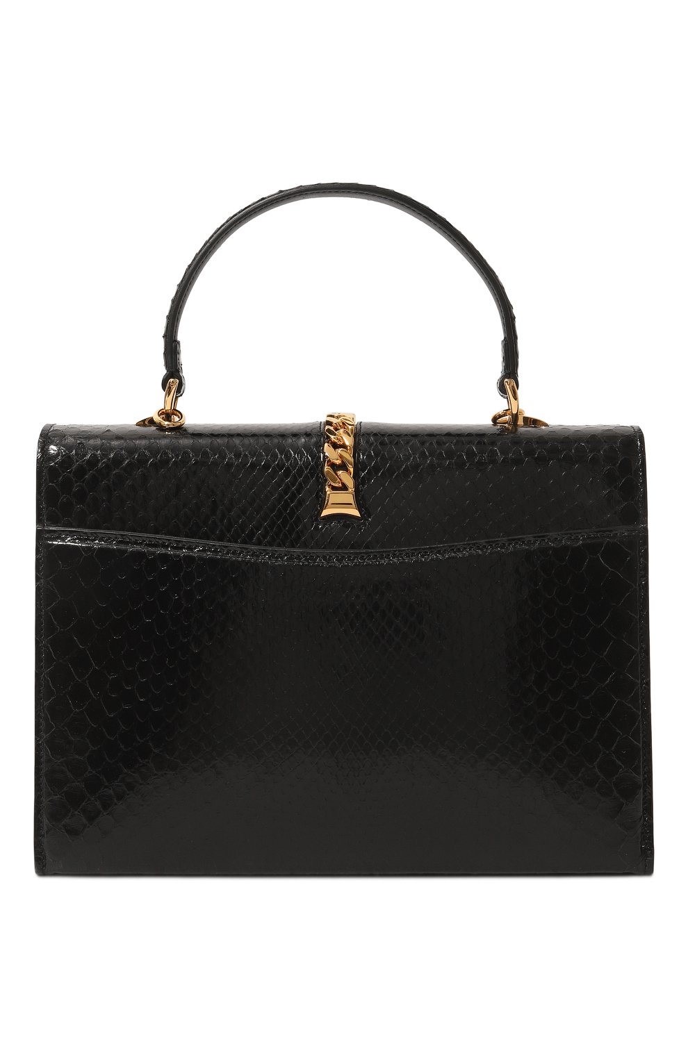Сумка sylvie 1969 small из кожи питона GUCCI, арт. 602781 LJM0G, фото 6