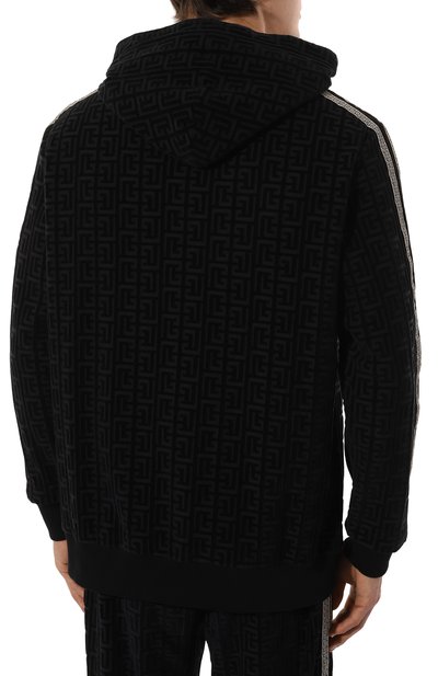 Хлопковое худи BALMAIN, арт. BH1JT200/JG41, фото 4