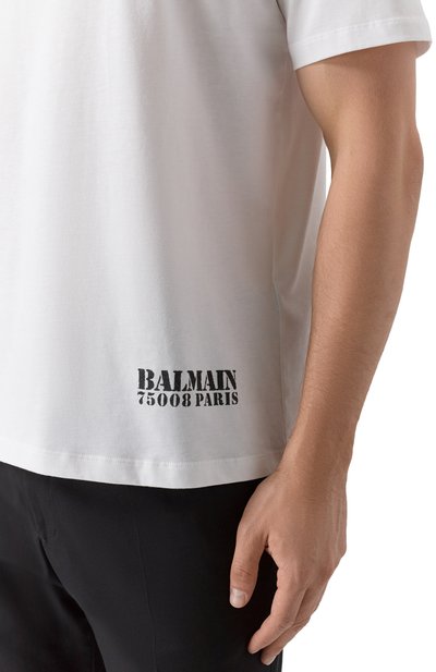 Хлопковая футболка BALMAIN, арт. FH1EG000/BD04, фото 5