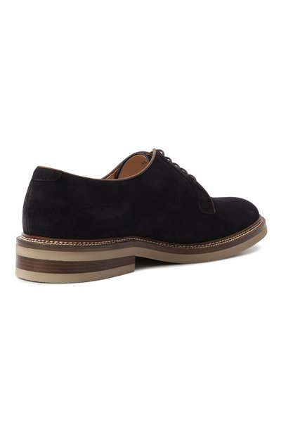 Замшевые дерби BRUNELLO CUCINELLI, арт. MZUPEAT708, фото 5