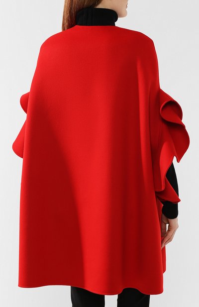 Пончо из смеси шерсти и кашемира VALENTINO, арт. SB3CG1A015E, фото 4