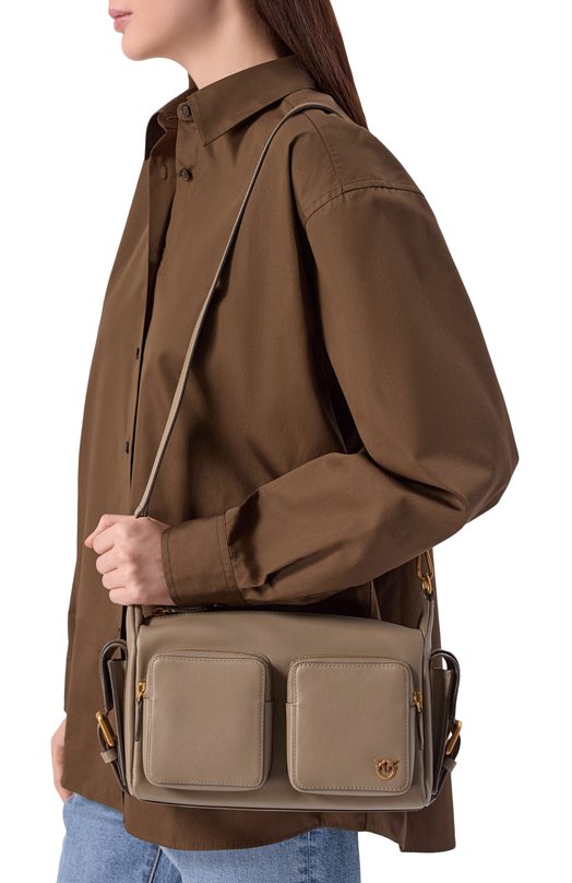 Сумка Cargo medium Pinko 105110/A20V Хаки  105110/A20V Фото 2