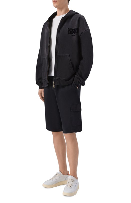 Хлопковые шорты MC2 Saint Barth ARG0001-00208L/ARG0 Чёрный  ARG0001-00208L/ARG0 Фото 2