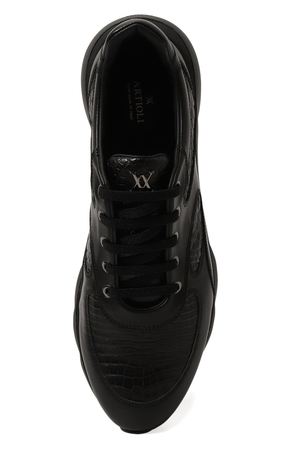 Кроссовки marte с отделкой из кожи аллигатора ARTIOLI, арт. 0S544/CALF/ALLIGAT0R/FABRIC MARTE, фото 6