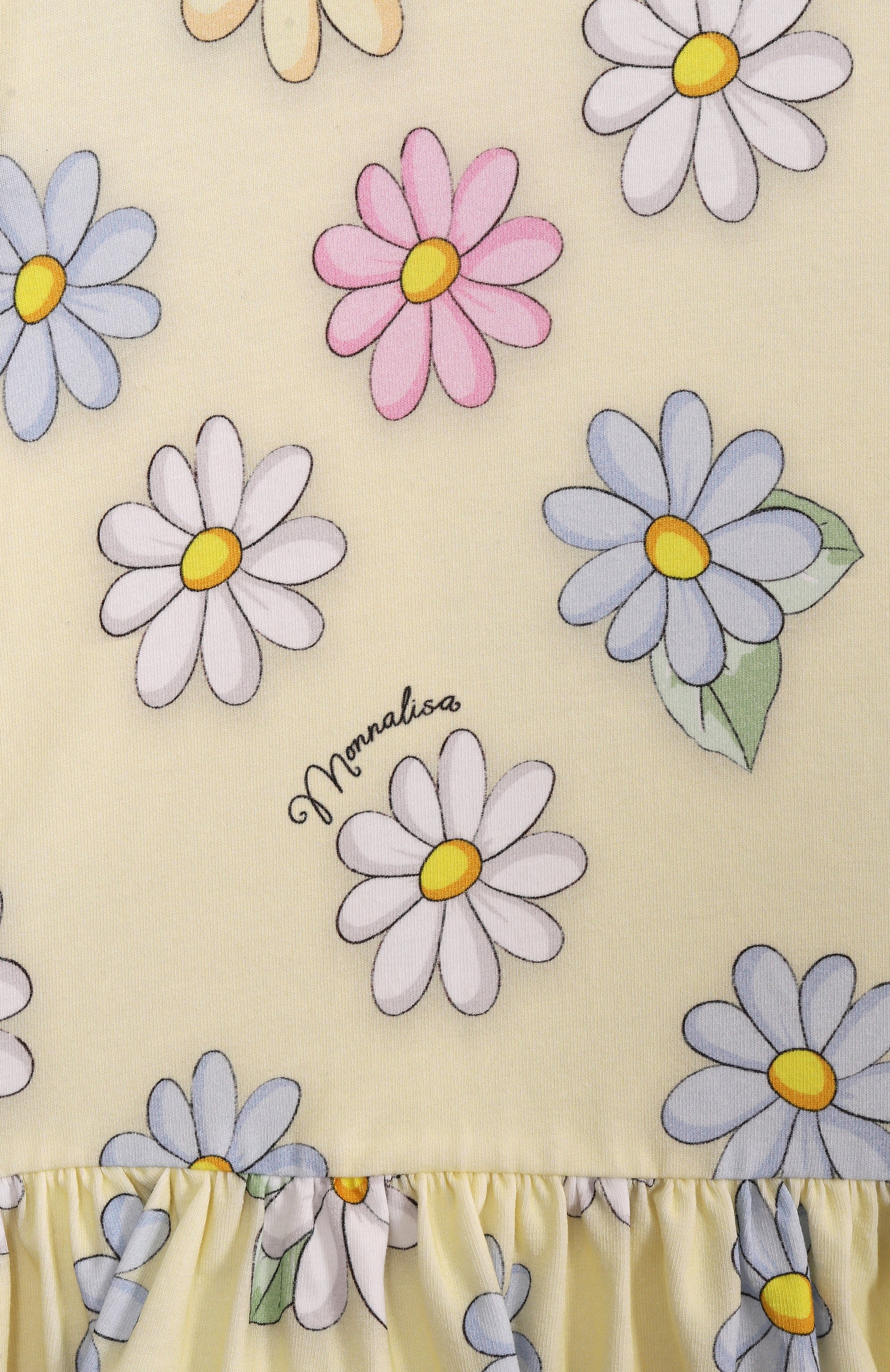 Хлопковое платье MONNALISA, арт. 31E904, фото 3