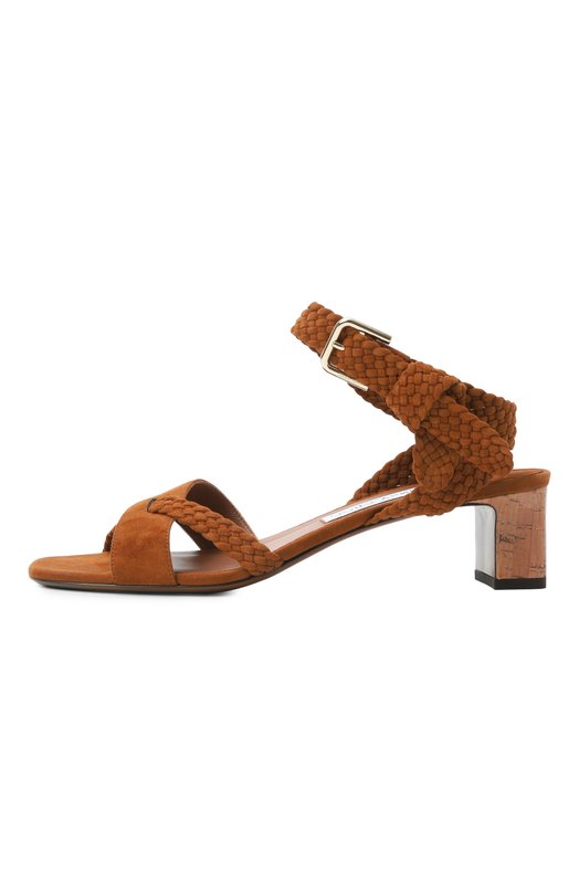 Замшевые босоножки Rori 45 Jimmy Choo R0RI45ZKJ Коричневый  R0RI45ZKJ Фото 4