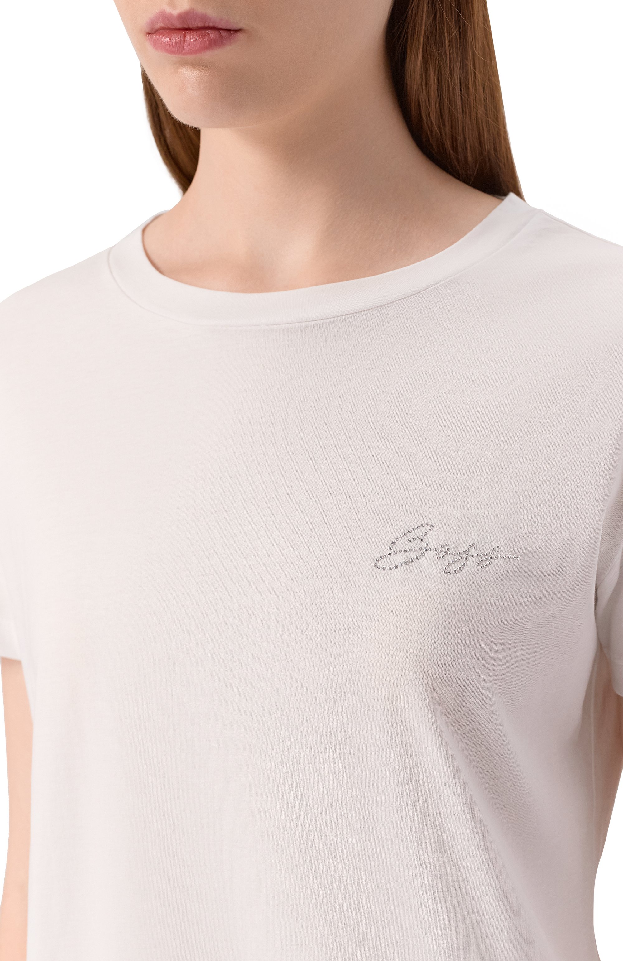 Хлопковая футболка BOSS ORANGE, арт. 50549184, фото 5