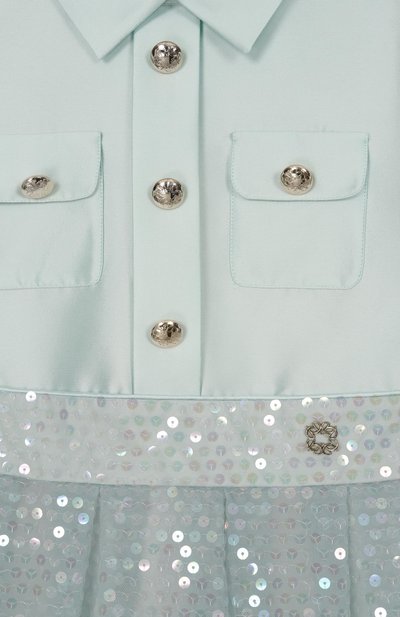 Хлопковое платье ELIE SAAB JUNIOR, арт. EFAB120 V1/TS0724_001, фото 3