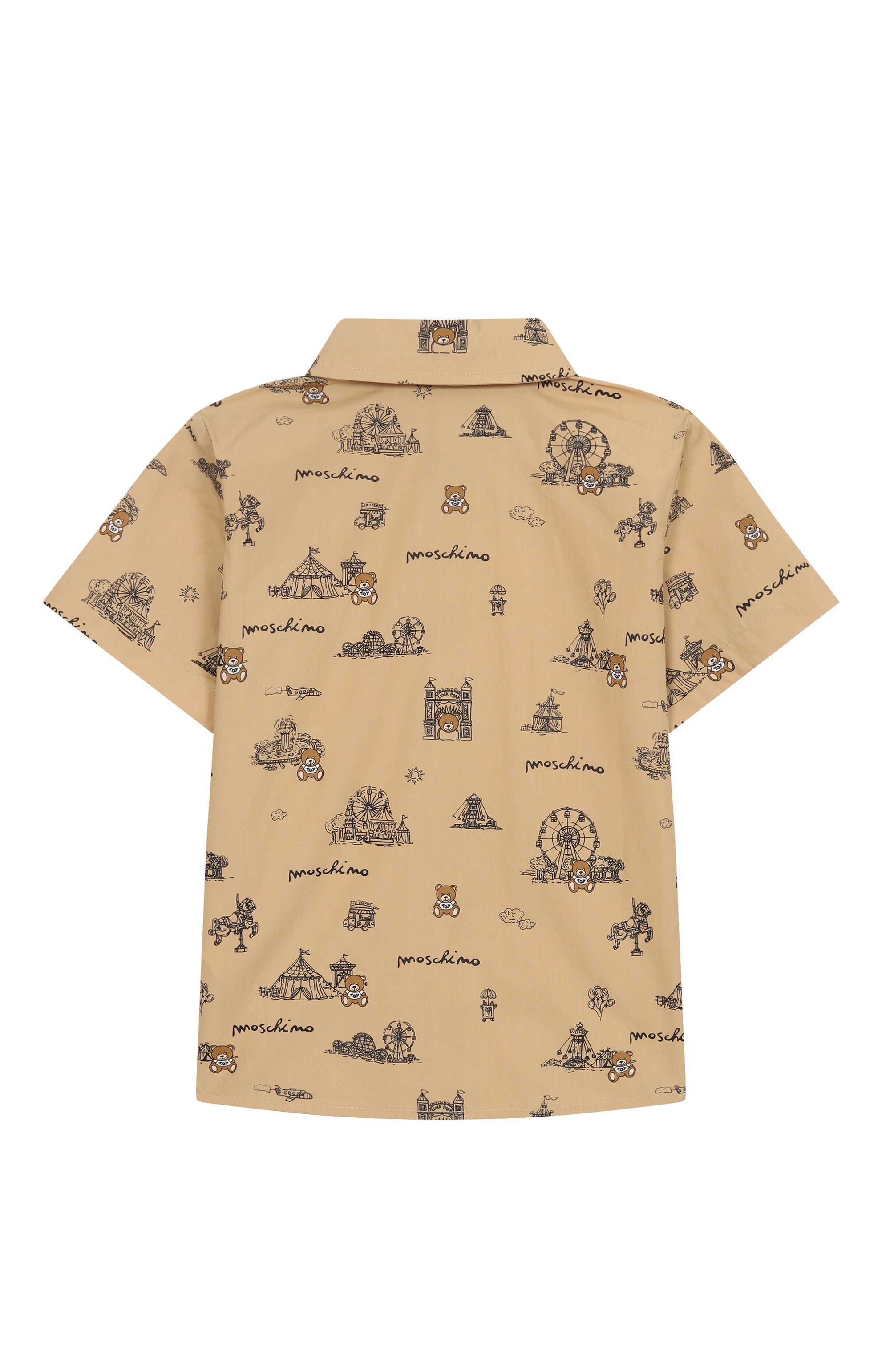 Хлопковая рубашка MOSCHINO, арт. HMC01G/LLB47/4-8, фото 2