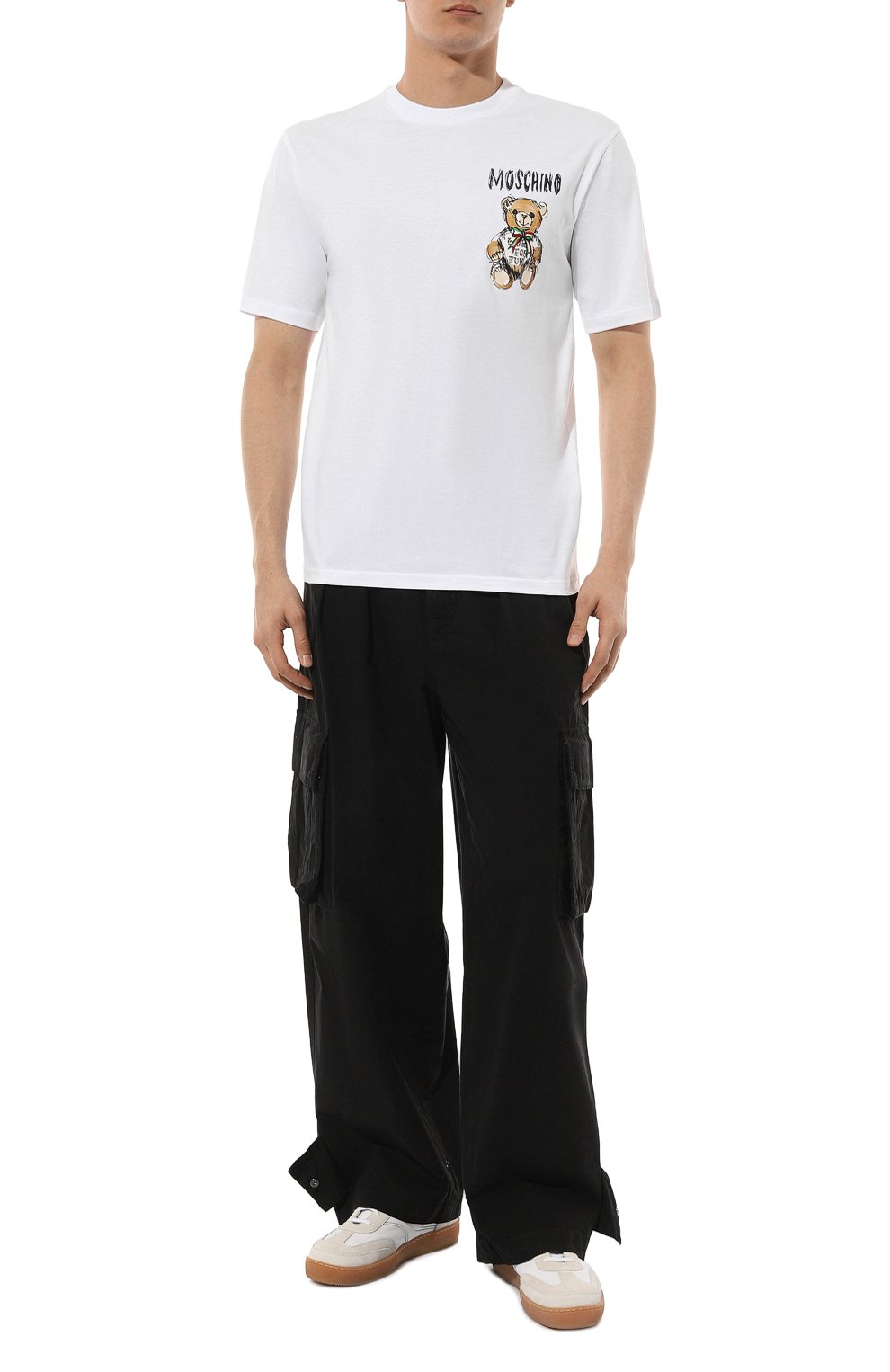 Хлопковая футболка MOSCHINO, арт. V0716/0241, фото 2