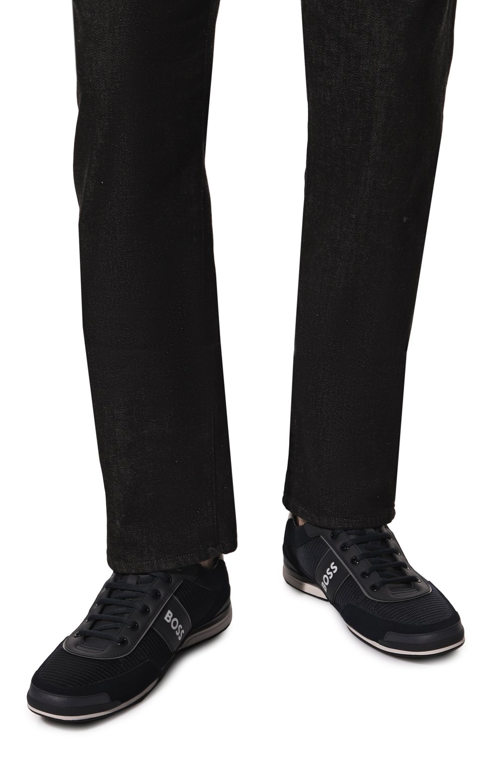 Комбинированные кроссовки BOSS, арт. 50485629, фото 3