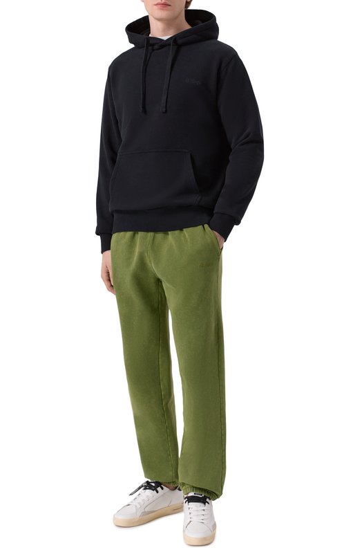 Хлопковое худи MC2 Saint Barth TRI0001-00407I/TRIBECA Чёрный  TRI0001-00407I/TRIBECA Фото 2