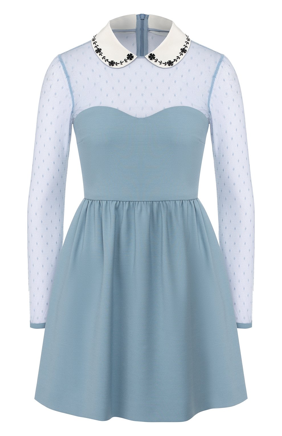 Платье REDVALENTINO голубого цвета по цене 73000 руб., арт. TR3VAN95/4SQ, фото 1 Платье REDVALENTINO, арт. TR3VAN95/4SQ, фото 1