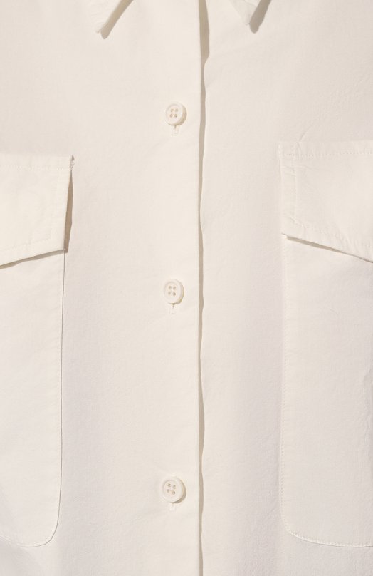 Хлопковая рубашка Dries Van Noten 010705-8130 Белый  010705-8130 Фото 5