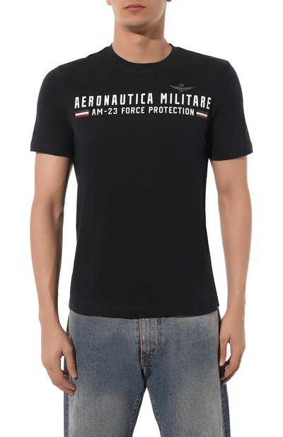 Хлопковая футболка AERONAUTICA MILITARE, арт. N0STS1942J538, фото 3