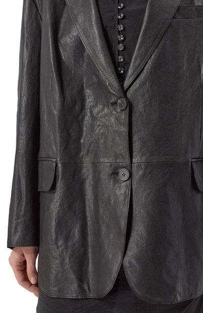 Кожаный жакет WEEKEND MAX MARA, арт. MARAT, фото 5