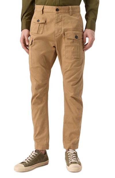 Хлопковые брюки-карго DSQUARED2, арт. S74KB0818/S39021, фото 3