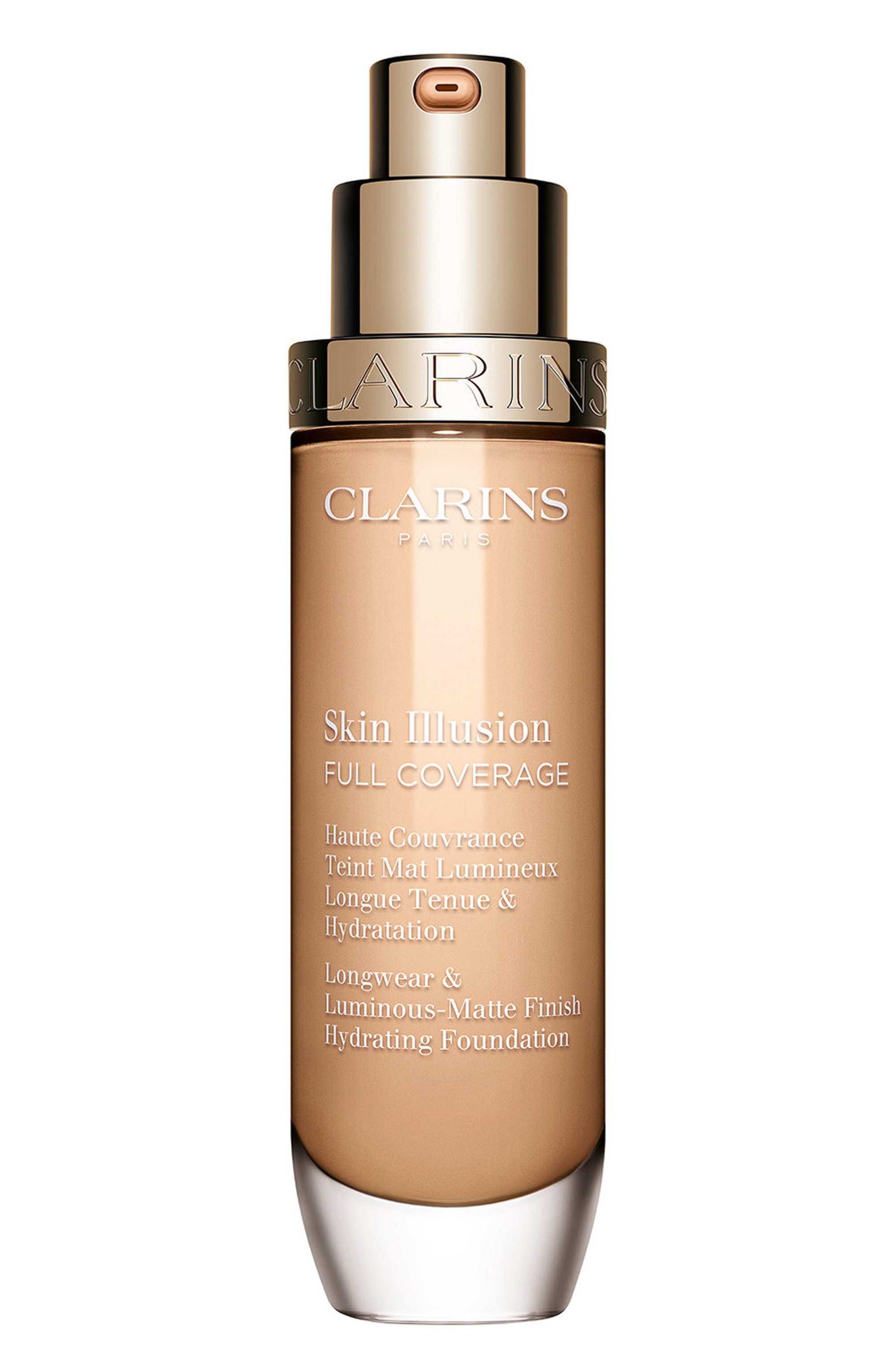 Тональный крем с матовым эффектом skin illusion full coverage, оттенок 105n (30ml) CLARINS цвета по цене 6200 руб., арт. 80106984, фото 4 Тональный крем с матовым эффектом skin illusion full coverage, оттенок 105n (30ml) CLARINS, арт. 80106984, фото 4