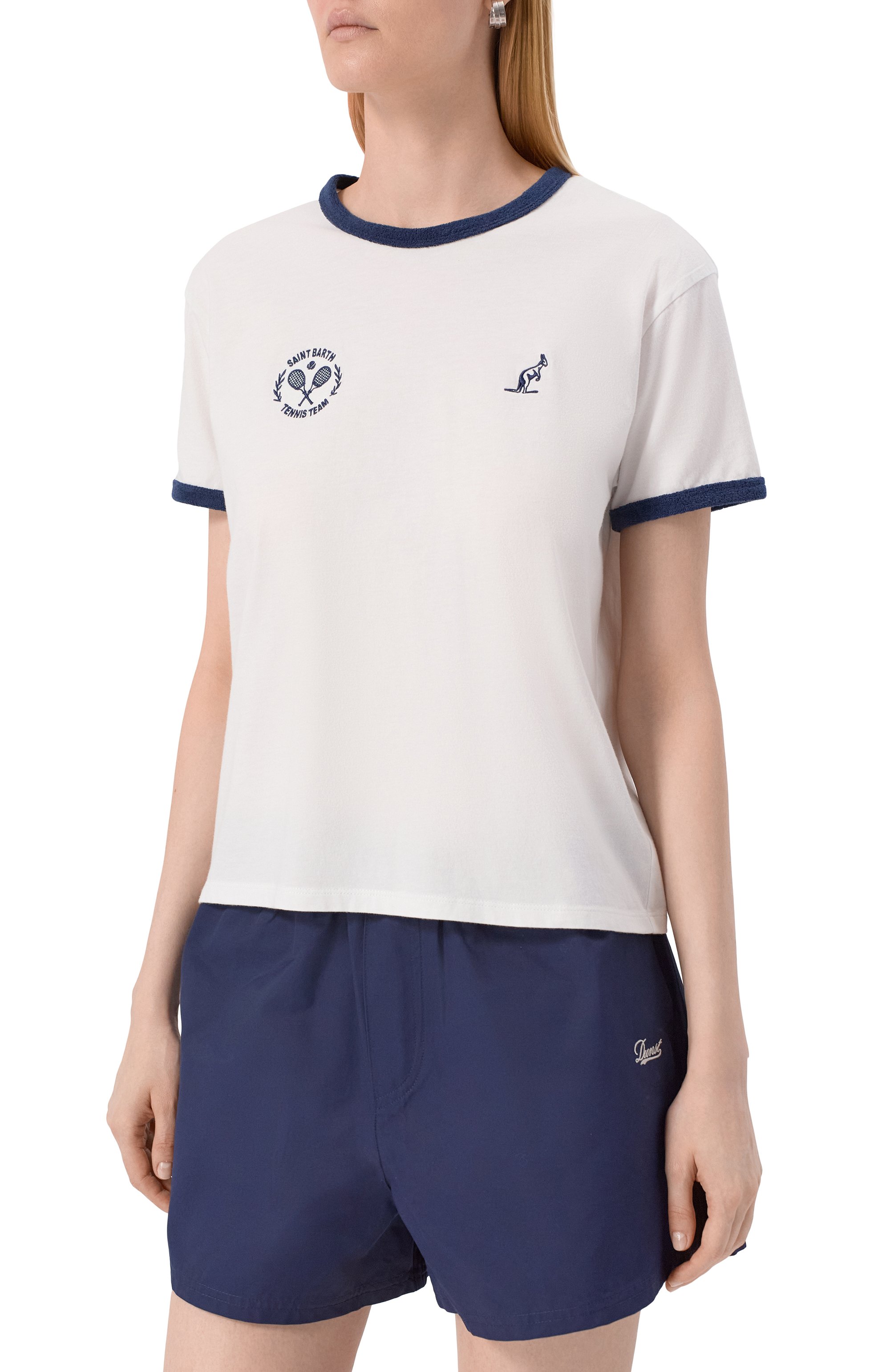 Хлопковая футболка MC2 SAINT BARTH, арт. STBW PRISCILLA/06656H, фото 3