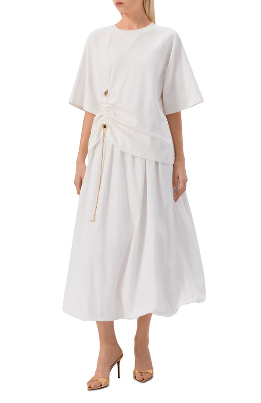 Хлопковая юбка Daname 526SS5801P Белый  526SS5801P Фото 2