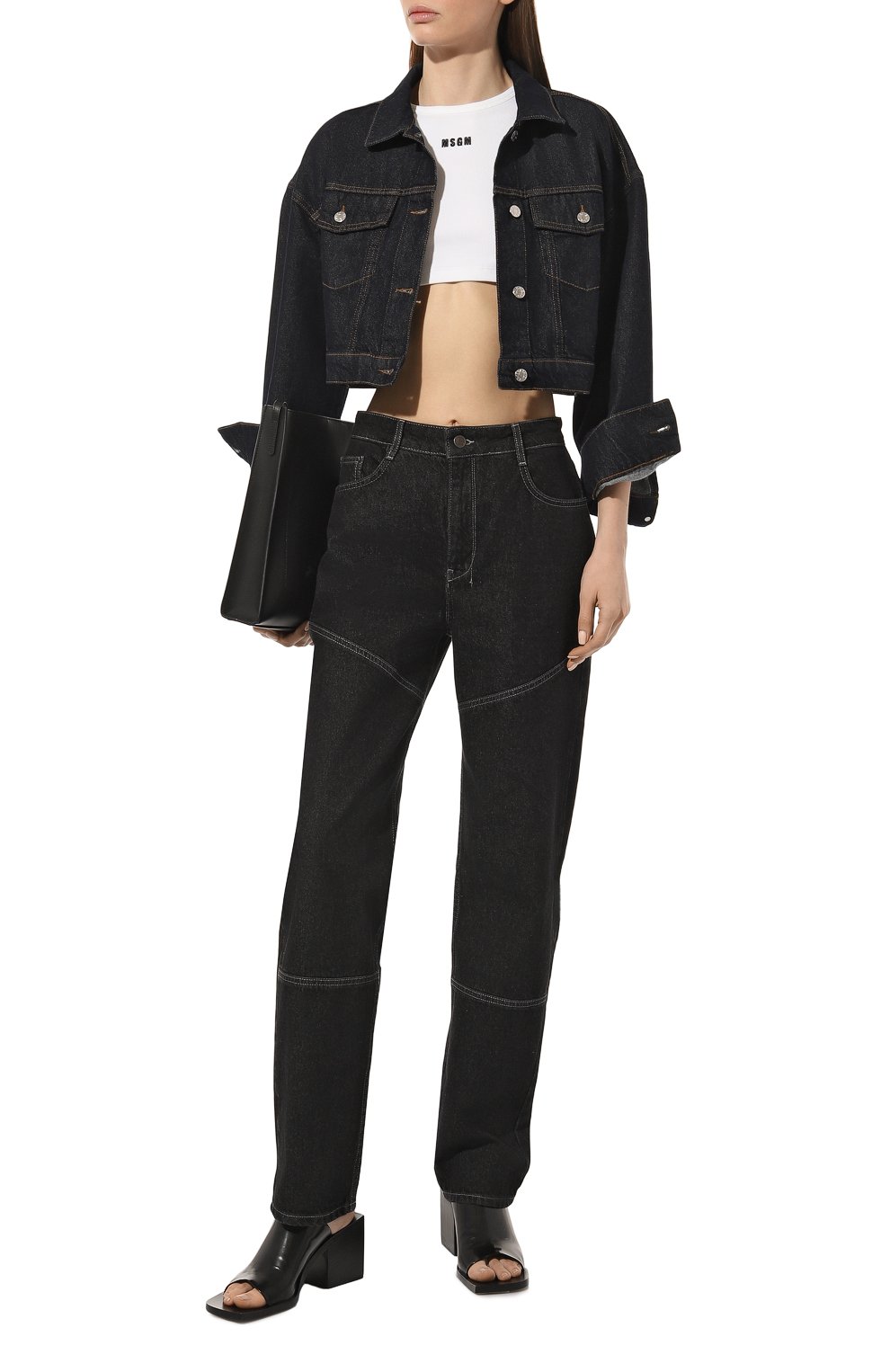 Хлопковая майка MSGM, арт. 3441MDT67/237120, фото 2