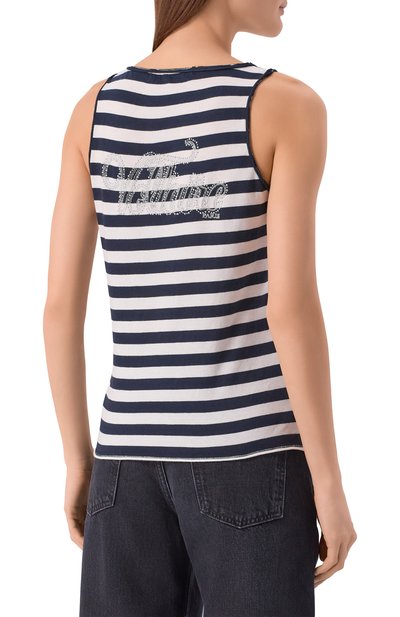 Хлопковая майка ZADIG AND VOLTAIRE, арт. JWTT01277, фото 4