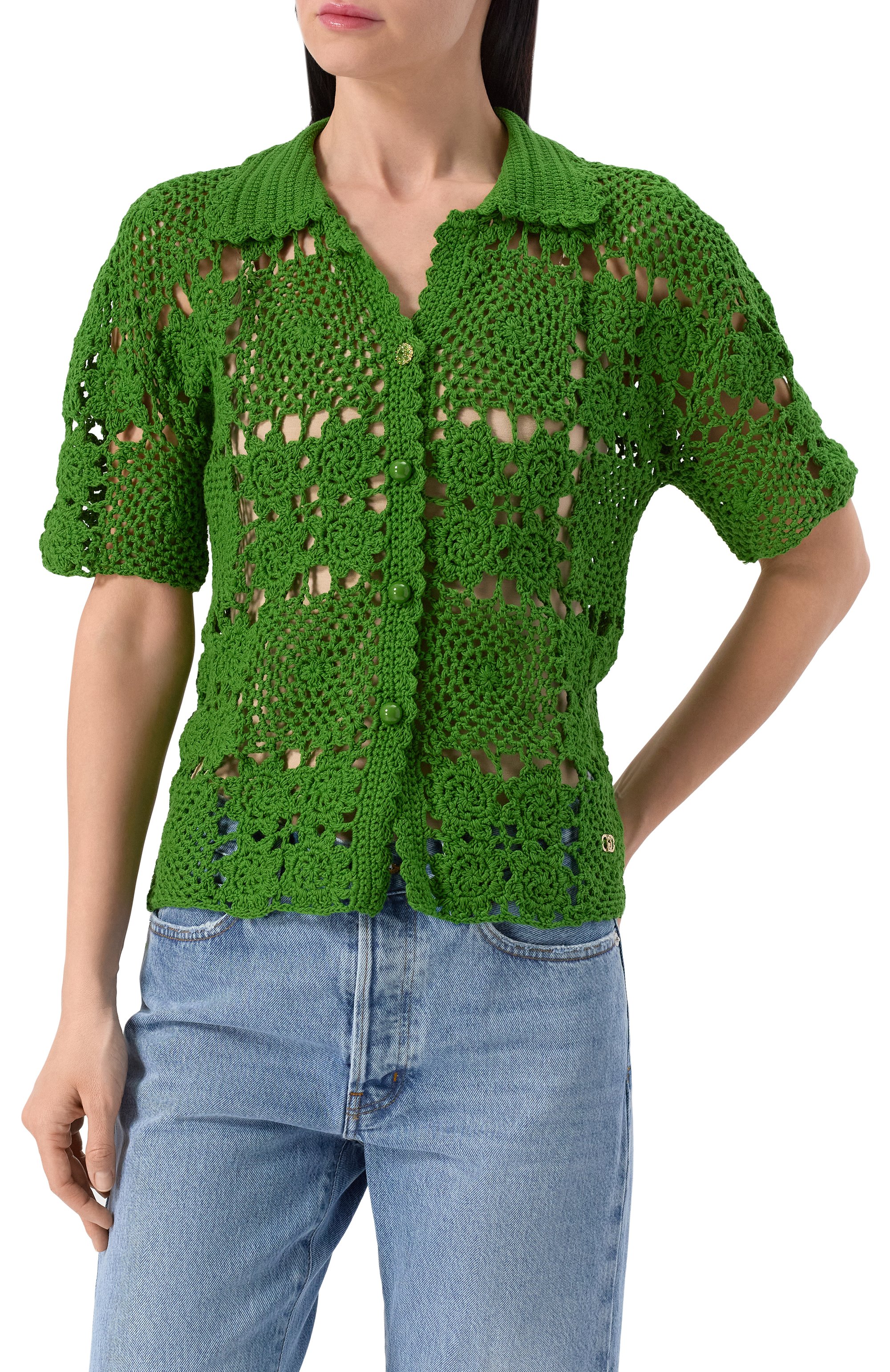 Хлопковый кардиган LIU JO, арт. WA5208MA30Q, фото 3