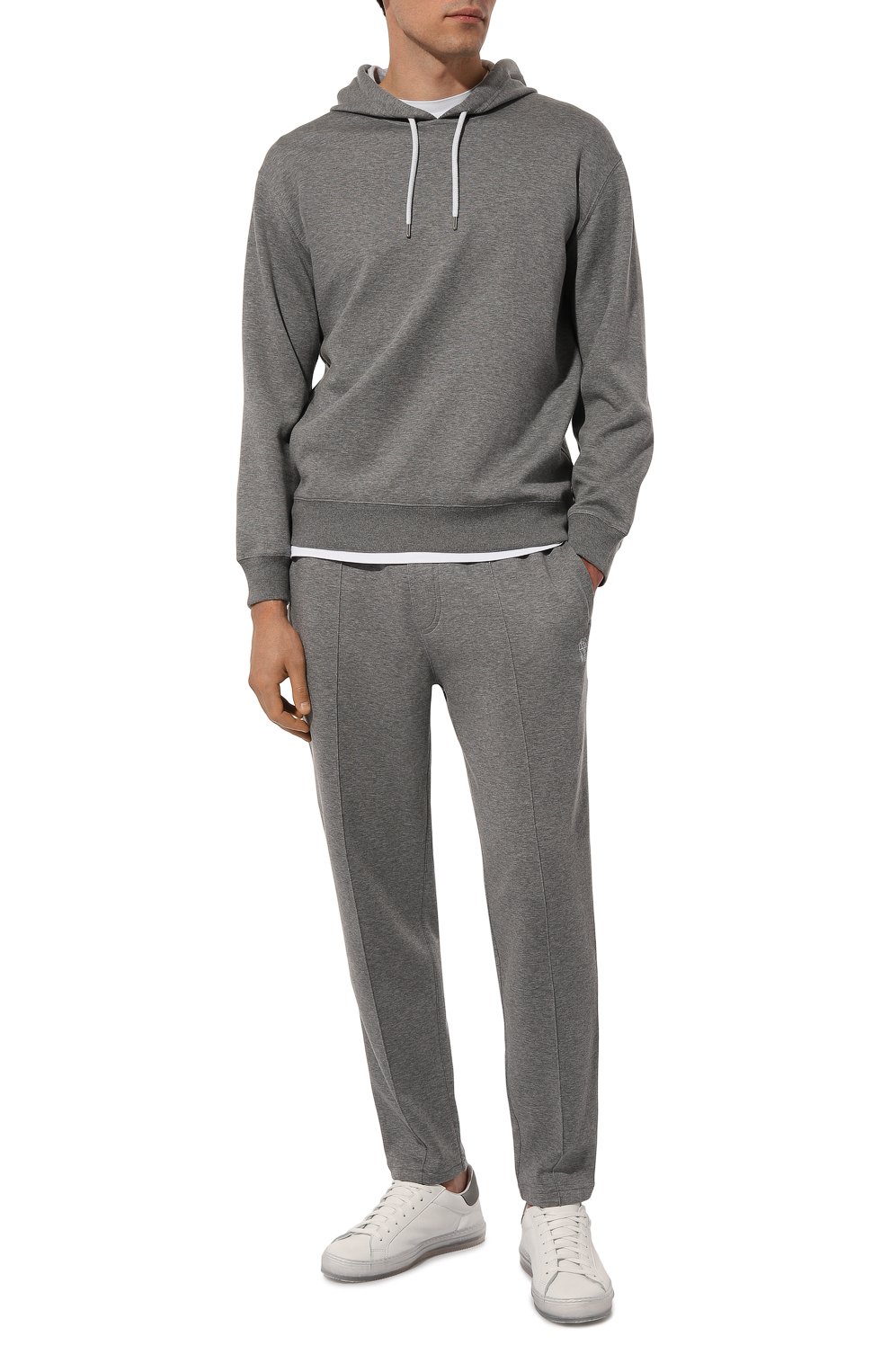 Худи из хлопка и кашемира BRUNELLO CUCINELLI, арт. MM831B2333, фото 2