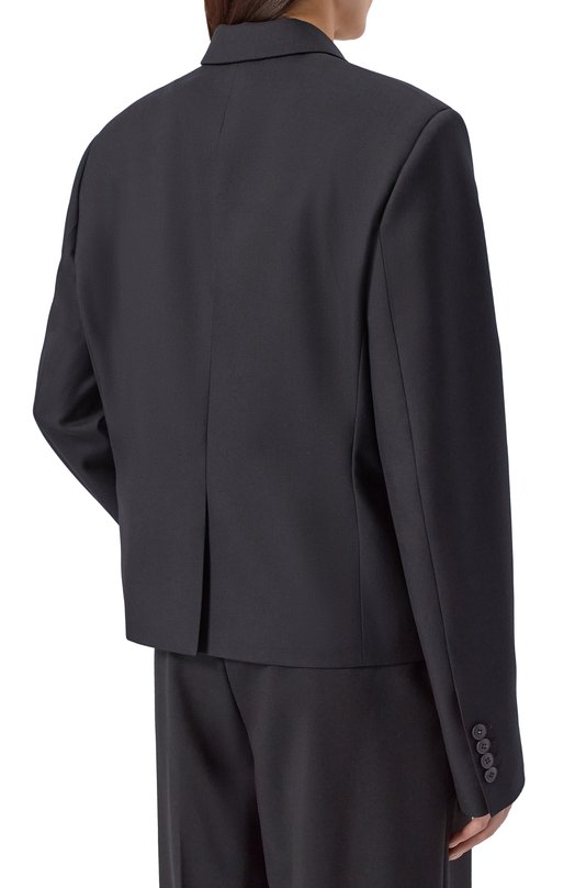 Шерстяной жакет Gooroo UJT003-3000-900-FW25/26 Чёрный  UJT003-3000-900-FW25/26 Фото 4