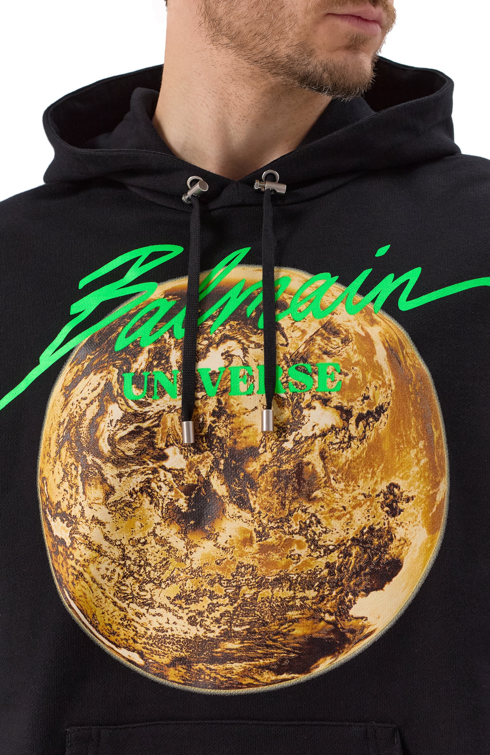 Хлопковое худи BALMAIN, арт. EH0JT047GE78, фото 5