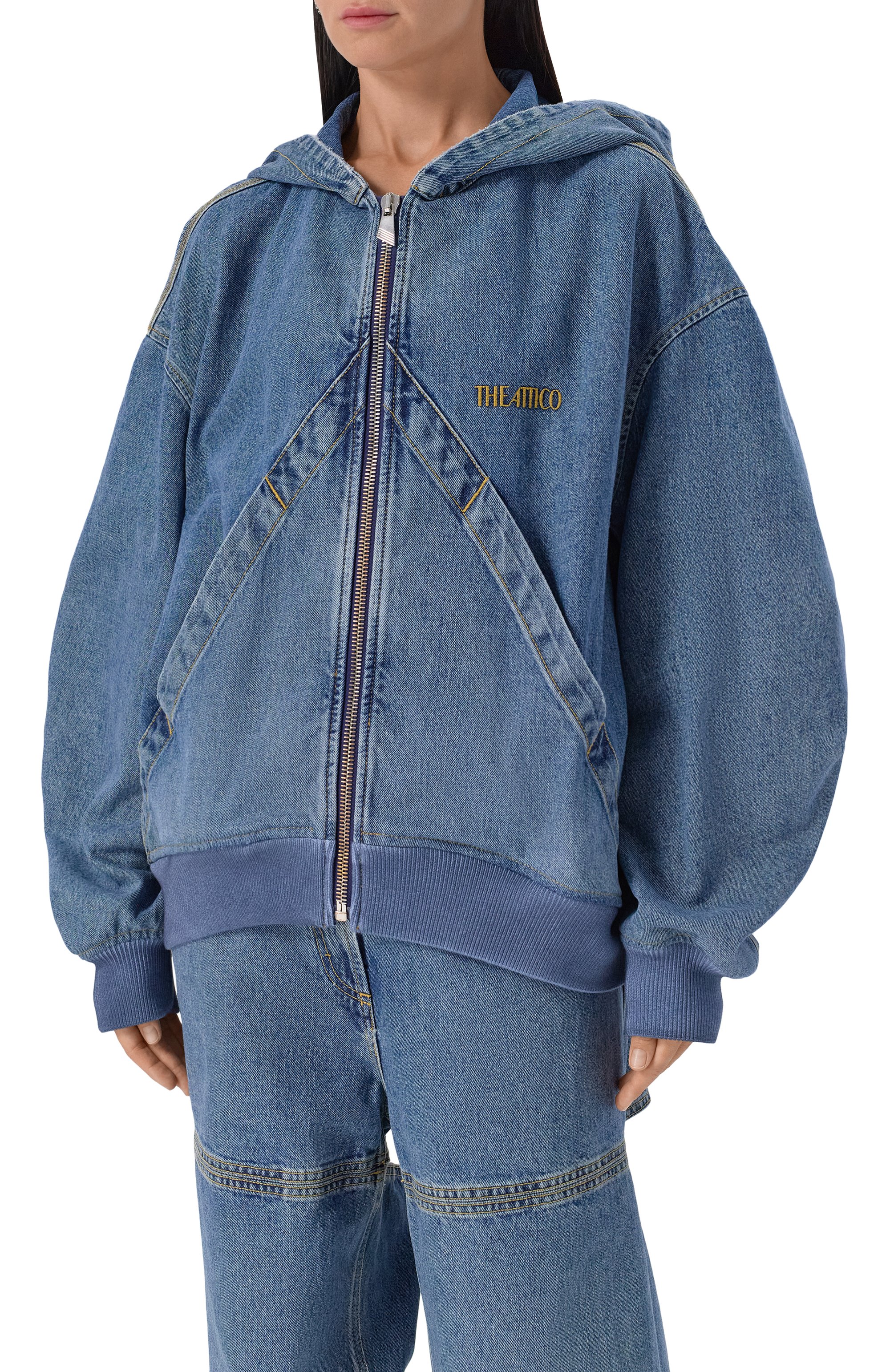 Джинсовая куртка THE ATTICO, арт. 251WCB00066/DDD085AA, фото 3