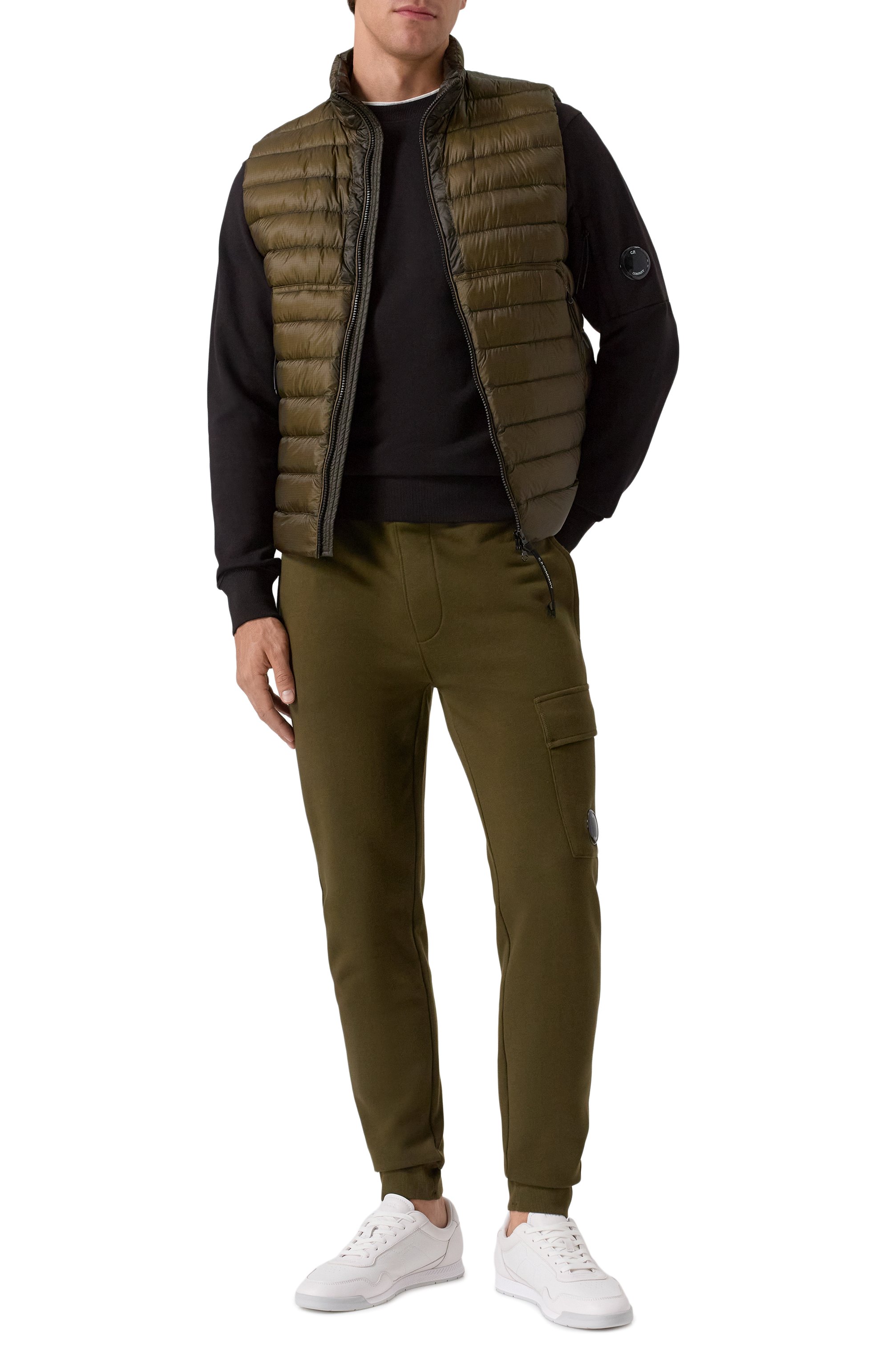 Хлопковые джоггеры C.P. COMPANY, арт. RCCMSP717A005086W, фото 2