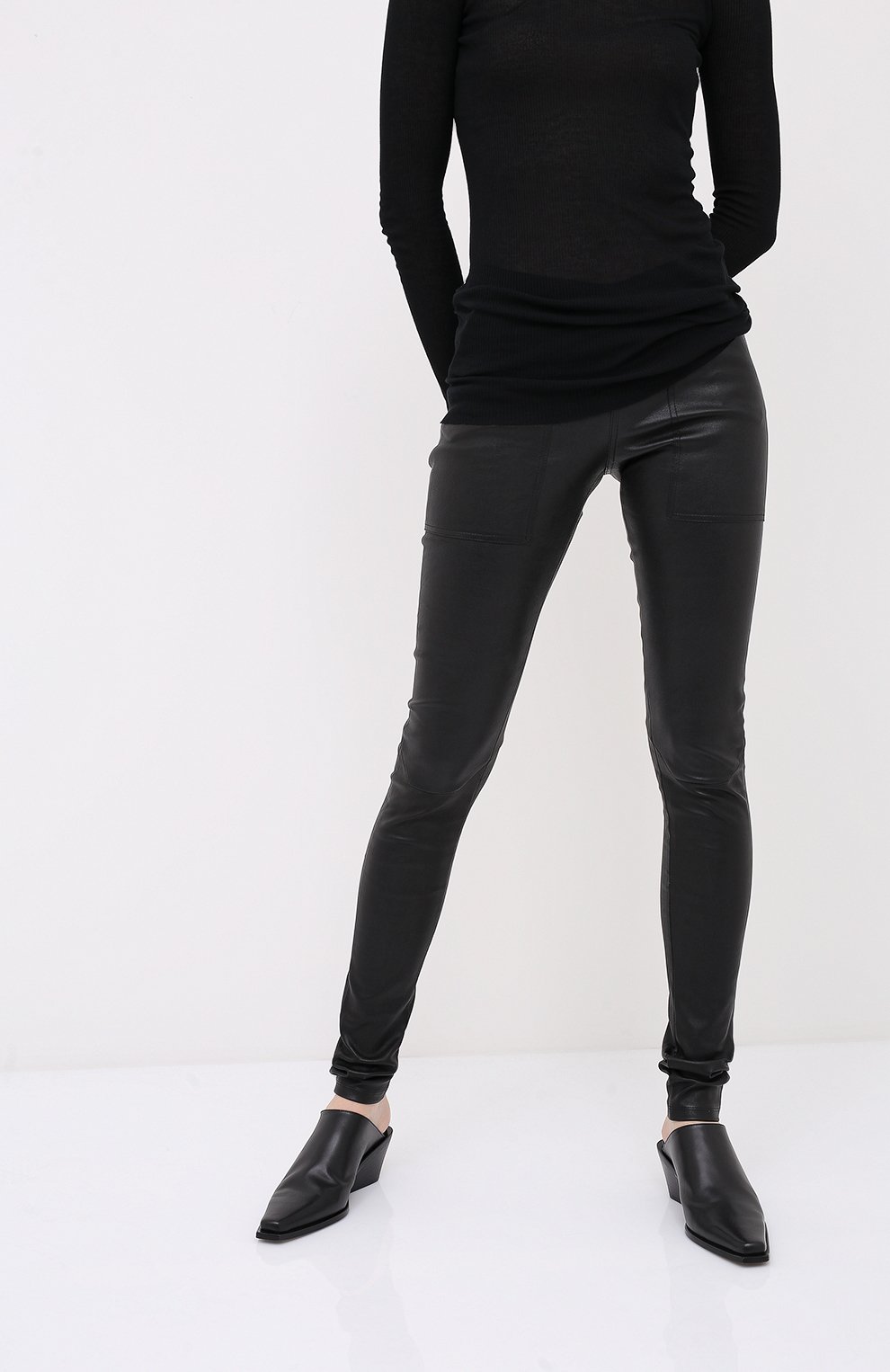 Брюки RICK OWENS черного цвета по цене 155500 руб., арт. RP20F2319/LS, фото 3 Брюки RICK OWENS, арт. RP20F2319/LS, фото 3