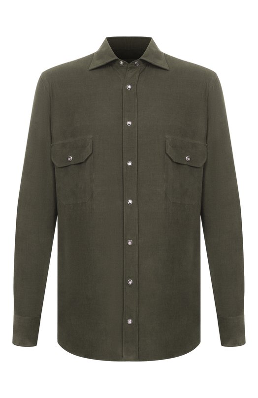 Вельветовая рубашка MVST MAN SHIRT L/S/0620 Зелёный MAN SHIRT L/S/0620